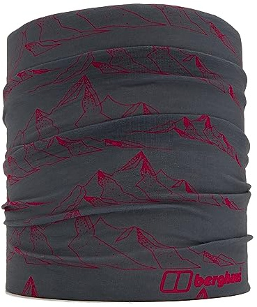 Berghaus Unisex Recycled Neck Gaiter, Chute, Multifunctional Headwear for Men and Women (Grey)