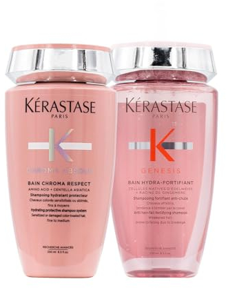 Kerastase Chroma Absolu Bain Chroma Respect 250ml Genesis Hydra-Fortifiant 250ml