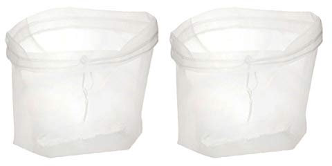 HOMOBABE 2 pièces Sachet Filtrant Réutilisable pour Lait Végétal Lot pour Yaourt Jus et Fromage Cheesecloth Pratique et Multi Usage Blanc