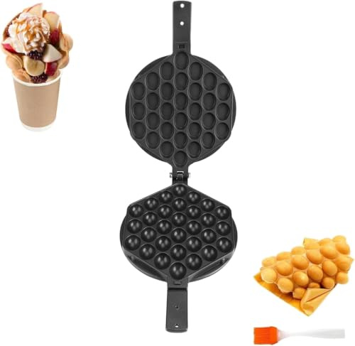 Våffeljärn I Aluminiumlegering, äggbubblapanna, Non-stick Eggettespanna För Kakbakning, Bakplåt För Hemkök