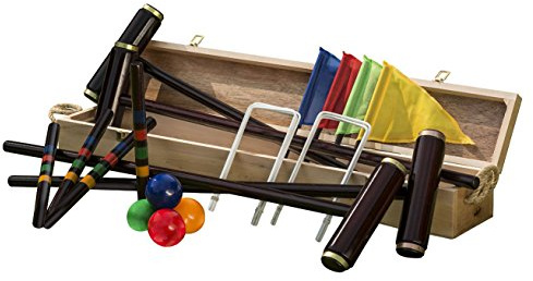 Traditional Garden Games Royal York Wooden Croquet Set