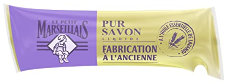 Le Petit Marseillais Seife Pur Savon, Nachfüllbeutel, pflegende Handseife mit ätherischem Lavendelöl, 250 ml