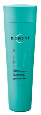Biopoint Miracle Liss - Shampoo Liscio 72h, Azione Detergente Delicata, Ripristina l’Equilibrio del Capello, Dona Capelli Leggeri, Lisci e Setosi a lungo, 200 ml