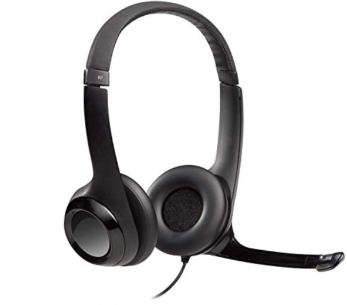 Logitech ClearChat Comfort/USB Headset H390 - Black (Certified Refurbished)