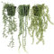 Ligne Déco - Plante Succulente Retombante Artificielle - Lot de 3 - Décoratif - Élégant - Tendance Déco - Durable - Entretien Facile - Plante Artificielle Intérieur - Plastique - 60cm