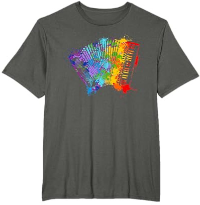 Splash Accordéon Musique Concertina Cadeau T-Shirt