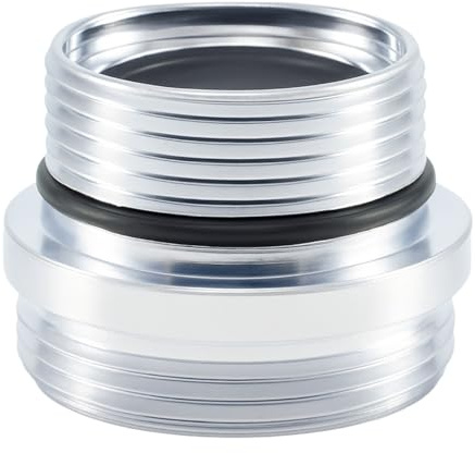 XNTONG Kranadapter, strålregulator M18.5 yttre gänga till M22 yttergänga, perlatorer för kranar, lämplig för kök och badrum adapter (18,5 mm – 22 mm)
