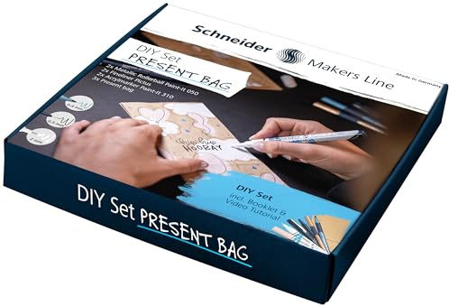 Schneider DIY Set Geschenktüten (inkl. Stiften, Bastelmaterial, Booklet und Videoanleitung)