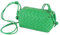 Yuxier Gewebte Crossbody-Tasche für Damen, kleine handgefertigte Geldbörse, Clutch, Handtaschen, Umhängetasche, Handy-Geldbörse, Damen, Kuriertasche, Papageiengrün