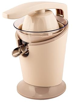 Tognana Iridea, Spremiagrumi elettrico smontabile con sistema salvagoccia, plastica - acciaio inox, Champagne