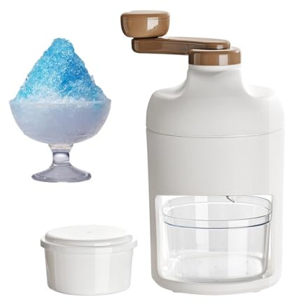 Máquina para hacer hielo raspado,Máquina para hacer hielo raspado,Máquina de hielo triturado | Máquina para hacer hielo con manivela y maquinilla de afeitar de acero inoxidable, máquina para hacer hie