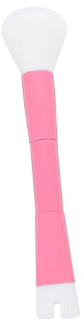 ERINGOGO Pinceau Maquillage Double Tête Forme U Brosse Poudre Visage Portable pour Contour Nez Blush et Highlighter