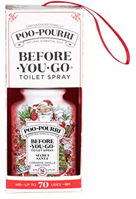 Poo-Pourri Before-You-Go Toilet Spray, SS-001-CB-ORN-Uk, Secret Santa Ornaments, 41ml
