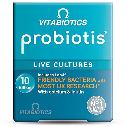 Vitabiotics Probiotis Gut Health Bacteria Supplements 10 Billion - 7 Strains of Live Cultures Supplements