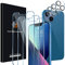 LK [3+3 Stück Schutzfolie für iPhone 13 Screen Protector (6.1), Rahmen-Installationshilfe, 3 Glasfolie für Kameraschutz, Frei von Kratzern Folie,9H Härte Panzerfolie, HD Ultra-klar Displayschutz