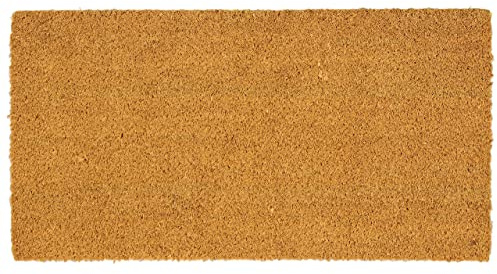 Home Tresor - Zerbino Ingresso Casa Esterno, Tappeto Ingresso in Cocco Naturale Antiscivolo Rettangolare Cm. 50 x 100