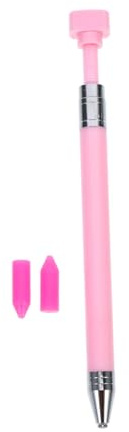 Mikinona Stylo à Diamant Rotatif Facile à Utiliser, Compact en Plastique Rose pour Peinture Diamant et Nail Art pour Créations Artistiques DIY