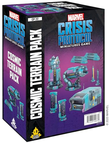 Atomic Mass Games | Marvel Crisis Protocol: Terrain Expansion: Cosmic Terrain Pack | Miniatures Game | Ages 10+ | 2+ Players | 45 Minutes Playing Time