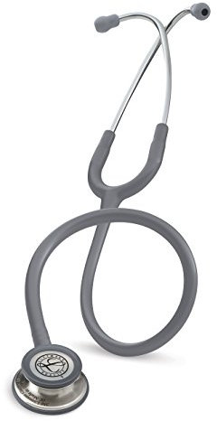 3M Littmann Classic III Estetoscopio con Grabado Gratuito y Linterna Pupilar de Regalo (Gris)