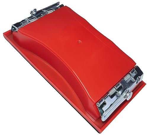 AERZETIX - C69287 - Blocco abrasivo manuale 160x85mm - supporto/blocco di levigatura per carta vetrata/abrasiva - utensile per muratura/cartongesso - levigatura/spianatura - in plastica