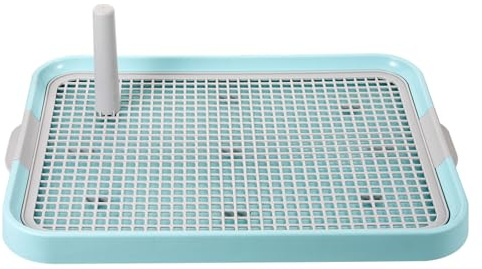 PRETYZOOM Hundetoilette für Drinnen Verdicktes Trainings Tablett mit Netzgewebe Rutschfestes Welpen Urinal Haustier Toilette für Kleine Hunde und Welpen Indoor Welpentoilette