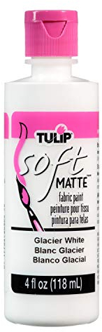 I Love To Create Tulip Soft Fabric Paint 4oz-Matte-Glacier White, Other, Multicoloured, 118.3 ml (Pack of 1)