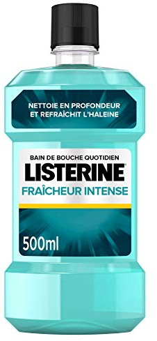 Listerine Bain de Bouche Fraicheur Intense, 500ml