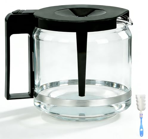 10 Cup Carafe Compatible With Moccamaster KBG Brewers,1.25L Glass Carafe.
