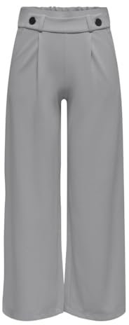 JdY Damen Jdygeggo New Long Pant JRS Noos Hose Mit Weitem Beinschnitt, Formal Gray, XL / 32L EU
