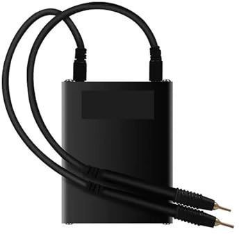 YQVEOT Soldador por Puntos Soldador por Puntos portátil, Mini máquina de Soldadura por Puntos con Pluma de Soldadura por Puntos, Tira de níquel, Soldador por Puntos con batería 18650, DIY