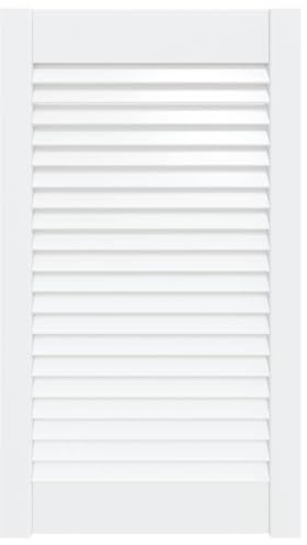 Porte à Persiennes, Porte d'armoire Panneaux de Placard Garde-Robe Buffet Porte à persiennes Bois de pin massif Blanc 69x39,4 cm