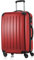 HAUPTSTADTKOFFER Alex - Mittelgroßer Hartschalenkoffer, 4 Rollen, Koffer, Trolley, Rollkoffer, Reisekoffer, Volumenerweiterung, 65 cm, 74 Liter, Rot