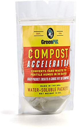 GreenPig Solutions 60 Compost Accelerator Treats, 108 Cubic Feet, Pack of 12