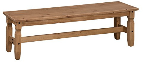 Mercers Furniture Corona Bench - Pine, 5 ft
