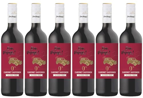 Bon Voyage - Alcohol Free Red Wine Cabernet Sauvignon, Case of 6 (6 x 0.75 L)