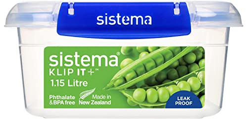 Sistema 886507 KLIP IT PLUS Frischhaltedose, Polypropylen, 1.15 liters