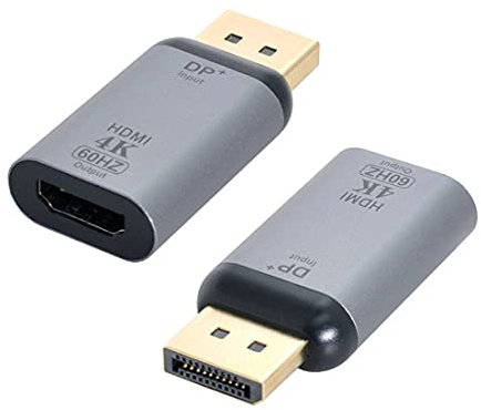 Chenyang DP DisplayPort Sorgente Ingresso Maschio a HDMI Sink Output Femmina Displays 4K @ 60hz Ultra HD Converter Adapter per Laptop HDTV