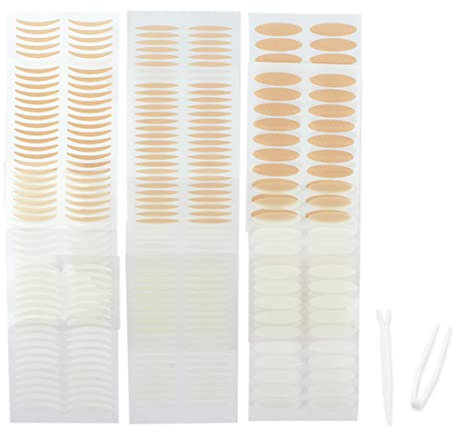 480 Stück Schlupflider Tapes Augenlidstraffung ohne OP Eyelid Tape Sofort Effekt Schlupflider entfernen Augenlid Stripes mit 1 Gabelhebel und 1 Pinzette