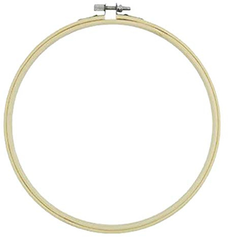 Cerceaux à broder en bambou naturel pour point de croix, cadre à faire soi-même, 15 cm