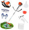 Washranp 52cc 2-Takt Benzin Rasentrimmer, 2 in 1 Benzin Rasentrimmer, 2025 Upgrade Heckenschere Grasschneider mit 3 T-Klingen Kantenschneider, 9500rpm Hochleistungs-Akku-Garten-Multitool für Garten