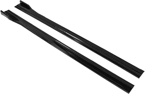 Jupe Latérale Becquet Lot 8 Extensions Jupes Latérales 2,2 M, Séparateur Lèvre De Bas De Caisse Pour BMW Série 1, 2, 3, 4 Et 5 E46, E90, F10, F20, F21, F30, G20, G30 Jupe Latérale Accessoires(Glossy B