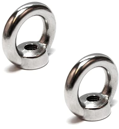 PRIOstahl® RINGMUTTER Edelstahl V4A Ringbolzen Ringschrauben | M12-2 Stück