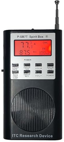 P-SB7 Spirit Box Rev 8 ITC Research FM/AM Ghost Box PSB7 Radio Spöke Jakt Utrustning PSB7T SB7 P-SB7 SB7T 2023 Modell