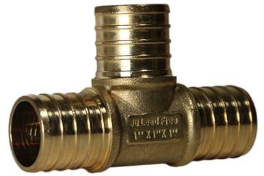 25 Stück XFITTING 2,5 x 2,5 x 2,5 cm Pex Tee, Pex B Crimp-Version 23-1-3 = 25 x (25 Packungen)