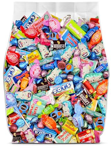 Easter Candy Bulk Variety Pack 2lb - Assorted Chocolate Bulk Easter Candy Individually Wrapped for Party Favors, Easter Egg Fillers & Easter Basket Stuffers - 2 Pounds