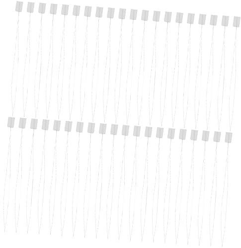 STOBOK 40stücke Teiliges Befüllbare Stanz Und Sticknadeln Für -perlen Und Stickerei Lange Praktische Nähwerkzeuge Für Schmuckherstellung Und Handarbeiten