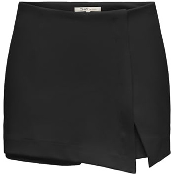 Only Onlrena Life HW Wrap Skort Pnt da Donna, Nero, S