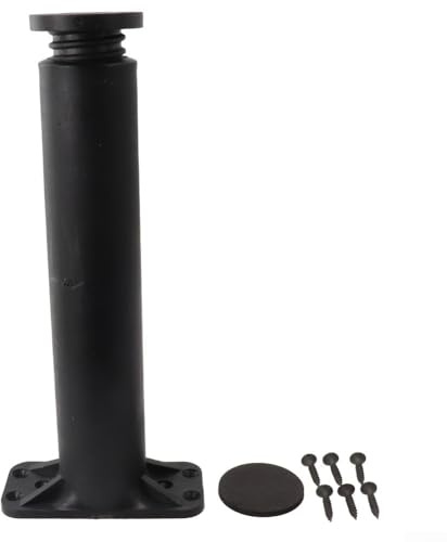 Soporte telescópico ajustable para muebles para vigas de cama, fabricado con acero y plástico para soportar una carga fuerte y ajustes de altura ajustables (20-37 cm)