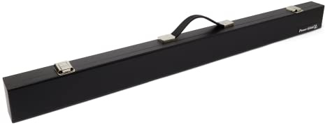 POWERGLIDE Snooker Pool or Billiard Cue Case | Attaché Style | Padded, Protective Lining | Reinforced Handle | Chalk Section | Max Section Length 29