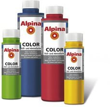 Alpina COLOR Voll- und Abtönfarbe Fresh Orange 250ml seidenmatt